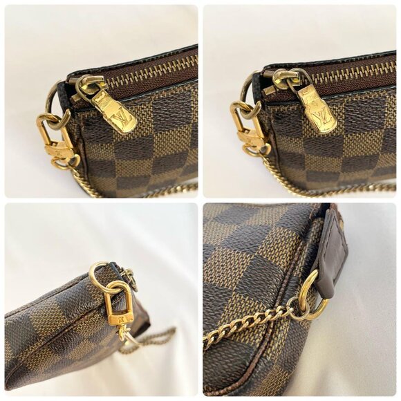 Louis Vuitton Vintage Damier Ebene Mini Pochette Bag - Picture 8 of 10